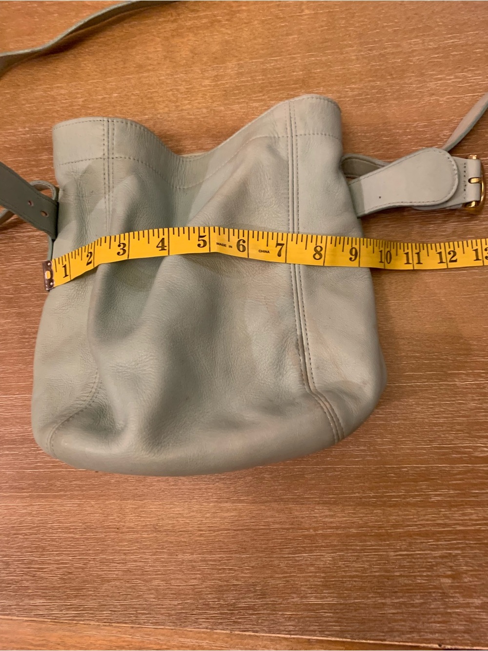Vintage Coach Mint Green soho belted bucket bag - Picture 3 of 16